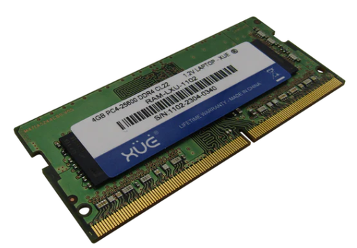 [RAM-LXU-1102] Memoria RAM para Laptop DDR4 PC4-25600 4GB 3200MHZ CL22 1.2V 8C LAPTOP XUE®