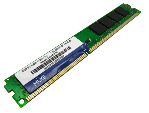 [RAM-DXU-0376] Memoria RAM para Desktop DDR3 PC10600 4GB 1333Mhz CL11 1.5V marca XUE