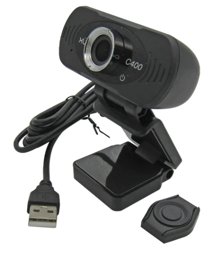 [ACC-WCX-1126] Cámara Webcam USB 2.0 HD 1080P 1920x1080, Mic Digital, color Negro XUE® C400