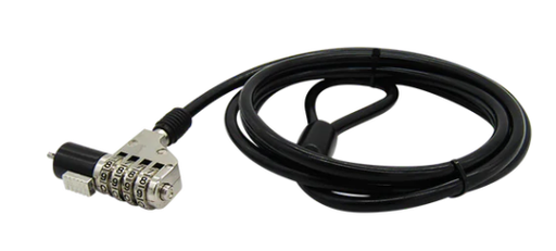 [ACC-GXU-0150] Guaya de seguridad para portatil de 4-Digitos 2M 6MM SLOT STD XUE® (CLAVE 6MM)