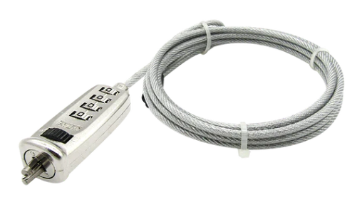[ACC-GMC-0733] Guaya de seguridad para portátil con clave de 4-Digitos 1.7MTS 5MM Slot Minisaver marca XUE