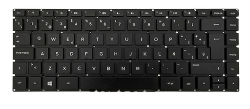 [TEC-LHP-0420] Teclado para portátil HP 14-AC 240-G4 240-G5 851771-001 Español Negro SP/LA ORG