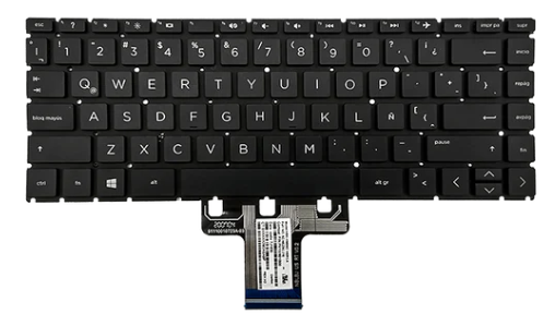 [TEC-LHP-0924] Teclado para portátil HP 240-G7 245-G7 L23239-161 S/Marco Negro Español ORG