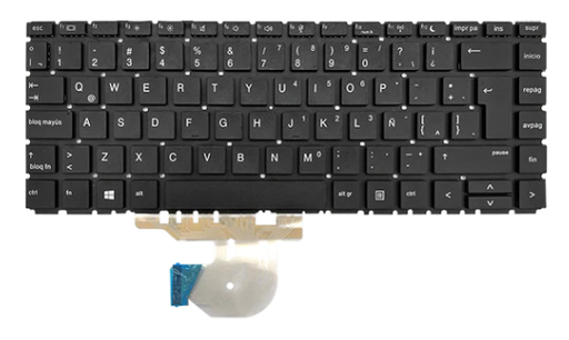 [TEC-LHP-1003] Teclado para portátil HP 440-G6 L38139-D61 Sin marco, Negro, Español (GEN)