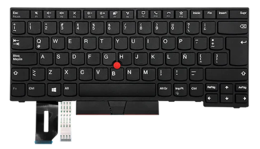 [TEC-LHP-0974] Teclado para portátil Lenovo Thinkpad E14 Gen 1 y 2 SN20W68442 con Trackpoint negro Español (Gen)