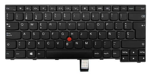 [TEC-LLE-0433] Teclado para portátil LENOVO E450 E455 W450 04X6111 Negro Español