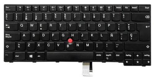 [TEC-LLE-0441] Teclado para portátil LENOVO E470 E475 NEGRO ESPAÑOL 01AX080 C/TRACKPOINT