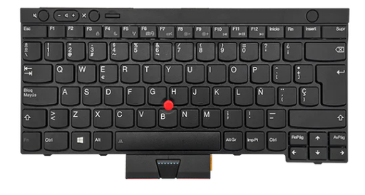 [TEC-LLE-0449] Teclado para portátil Lenovo T430 T530 X230 04X1240 negro Español C/Trackpoint (Gen)