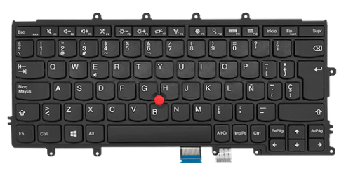 [TEC-LLE-0452] Teclado para portátil Lenovo X240 X250 04Y900 negro Español (con rejilla) C/Trackpoint (Gen)