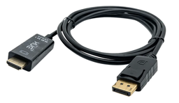 [CNV-DPH-0953] Cable Displayport macho a HDMI macho 4K 30HZ/1080p 60Hz 3840×2160 1.8M XUE