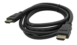 [CAB-HXU-0174] Cable HDMI v2.0 2160p 1.8M Macho a HDMI Macho Negro 4K 3D 19+1 28AWG OD 7.3MM SIN FILTROS XUE