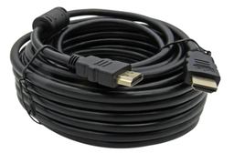 [CAB-HXU-0176] Cable HDMI v2.0 2160p 15M Macho a HDMI Macho Negro 4K 3D 19+1 24AWG OD 7.3MM 1/FILTRO XUE