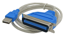 [CNV-UXU-0463] Convertidor USB a Paralelo Impresora PL-2305(Original) 1mt marca XUE
