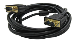 [CAB-VXU-0186] Cable VGA 3M HDB15 Macho a HDB15 Macho 15-Pines (3+4) 30AWG CU OD:6.0mm c/filtros XUE