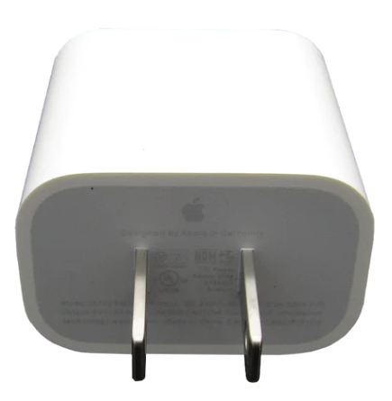 [ADA-LAP-0713] Cargador para APPLE IPHONE 5V-3A o 9V-2A 18W A1720 BLANCO /USB-C