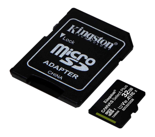[MEM-SKI-0514] Memoria Micro SD 32GB Class 10 Kingston Canvas SDS2/32GB con Adapt