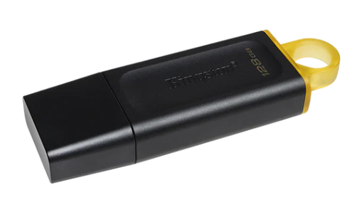[MEM-UKI-0937] Memoria USB 3.2 128GB Kingston EXODIA negra con tapa DTX/128GB