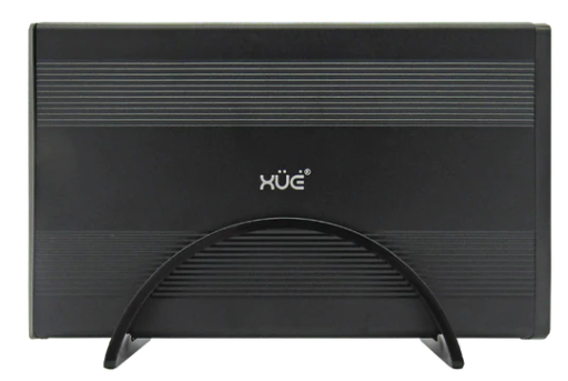 [ACC-CXU-0156] Caja 3,5" SATA USB 3.0 externa para Disco Duro negra, marca XUE. Incluye base Stand