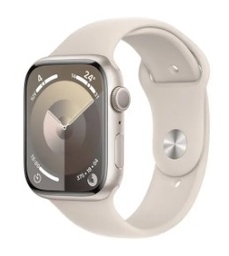 [MR973BE/A] Apple Watch Series 9 (GPS) - 45 mm - blanco estrella - Talla M/L