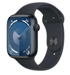 [MR9A3BE/A] Apple Watch Series 9 (GPS) - 45 mm - Color medianoche - Talla M/L