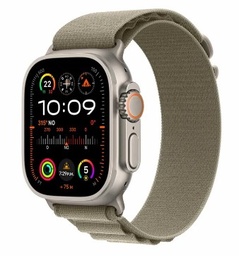 [MREX3BE/A] Apple Watch Ultra 2 (GPS + Cellular) - Caja de titanio 49 mm - Correa Verde oliva - Talla S