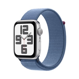 [MRE33BE/A] Apple Watch SE (GPS) - Caja de aluminio en plata 40 mm - Correa Loop Azul invierno