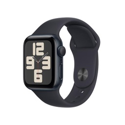 [MRE73BE/A] Apple Watch SE (GPS) - Caja de aluminio 44 mm - Correa deportiva Medianoche - Talla S/M