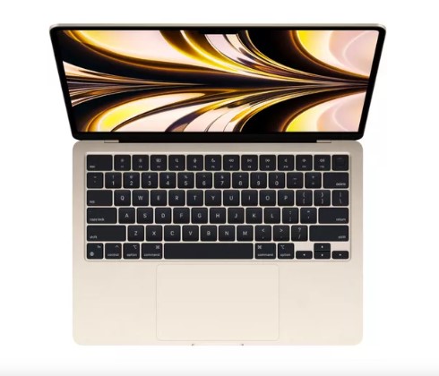 [MLY23E/A] Computador Portátil Macbook Air -13 Pulgadas Chip M2 - CPU 8 y GPU 10 Núcleos / Blanco Estrella / SSD 512GB - 8GB
