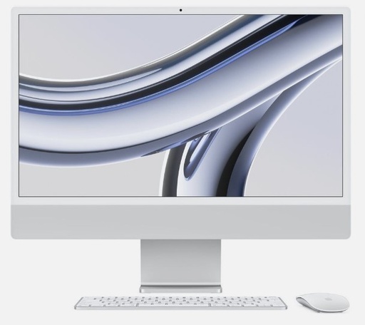 [Z195] Computador Escritorio iMac Retina 4,5K de 24 pulgadas / Chip M3 / SSD 512GB - 16GB - Plata