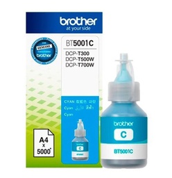 [BT5001C] Botella de Tinta Cyan Brother DCP-T500W/DCP-T520WDCP-T700W/MFC-T800W