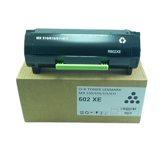 [60F4H00ECO] Cartucho de Tóner Negro Lexmark MX611dhe/MX410de/MX511de/MX310dn ECO