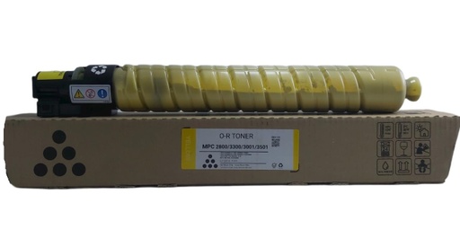 [841421ECO] Cartucho de Tóner Amarillo Ricoh MP C2800/MP C3001/MP C3300/MP C3501 ECO