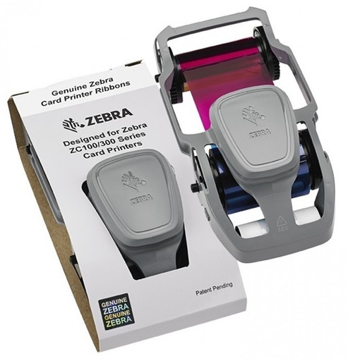 [800300-360LA] Cinta Zebra de color YMCKOK de 200 Impresiones para ZC300