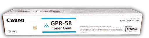 [2183C003AB] Tóner Canon GPR-58 Cyan DX257i; 357i