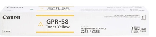 [2185C003AB] Tóner Canon GPR-58 Amarillo DX257i; 357i