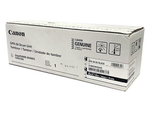 [2186C003AA] Unidad de Imagen Canon Negro GPR-58 DX C257iF; C357iF