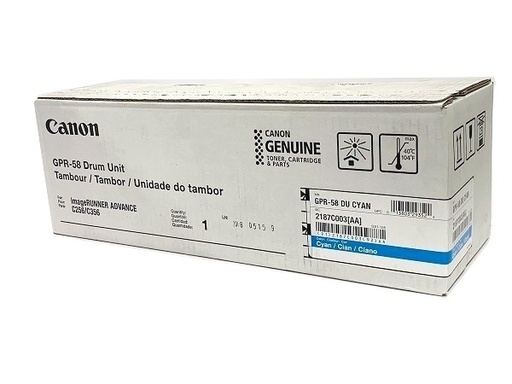 [2187C003AA] Unidad de Imagen Canon Cyan GPR-58 DX C257iF; C357iF