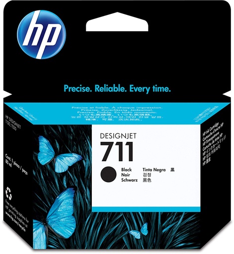 [CZ133A] Cartucho de Tinta Negra 711 HP Designjet T120 /T520