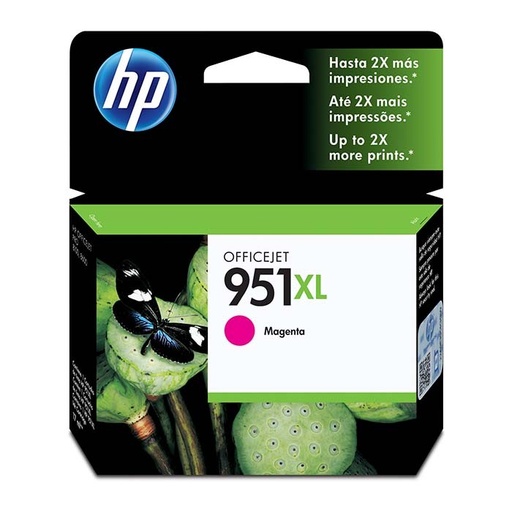 [CN047AL] Cartucho de Tinta Officejet Magenta 950XL HP 8610/8620/8100/251DW
