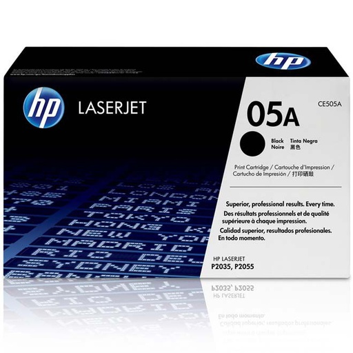 [CE505A] Cartucho de Tóner Negro 05A HP Laserjet P 2035/2055