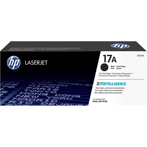 [CF217A] Cartucho de Tóner Negro 17A HP M102/MFP 130