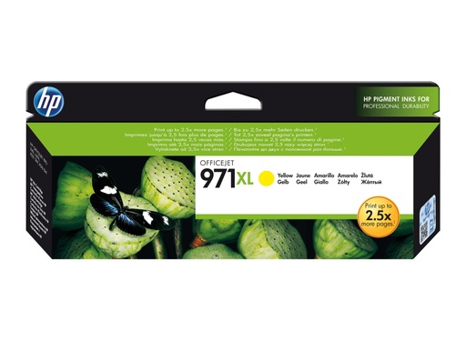 [CN628AM] Cartucho de Tinta Amarilla 971XL HP Officejet PRO X451DN/X476DW
