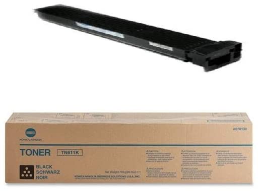 [A070130] Cartucho de Tóner Negro TN611K Konica Minolta Bizhub C550/ C650
