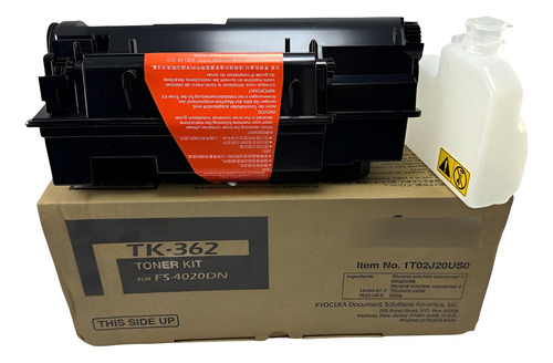 [1T02J20US0] Cartucho de Tóner Negro TK-362 Kyocera FS-4020DN
