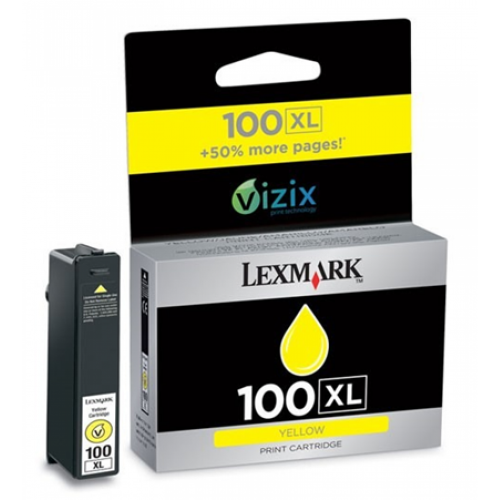 [14N1071] Cartucho de Tinta Amarillo 100XL Lexmark PRO 905/ PRO 800
