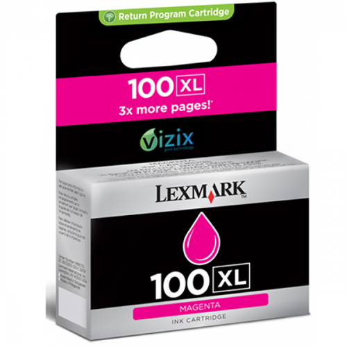 [14N1070] Cartucho de Tinta Magenta 100XL Lexmark PRO 905/ PRO 800