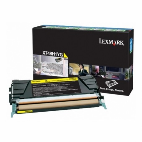 [X748H1YG] Cartucho de Tóner Amarillo Lexmark X748de