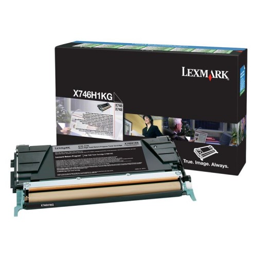 [X746H1KG] Cartucho de Tóner Negro Alto rendimiento Lexmark C746de/748de