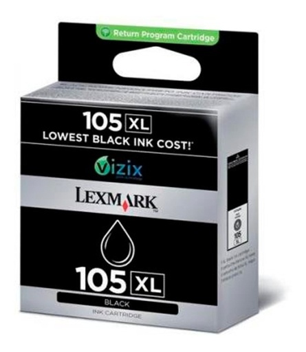 [14N0822] Cartucho de Tóner Negro 105XL Lexmark PRO 905/ PRO 800