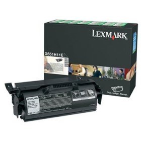 [X651H11L] Cartucho de Tóner Negro Lexmark X651/X652/X654/X656/658